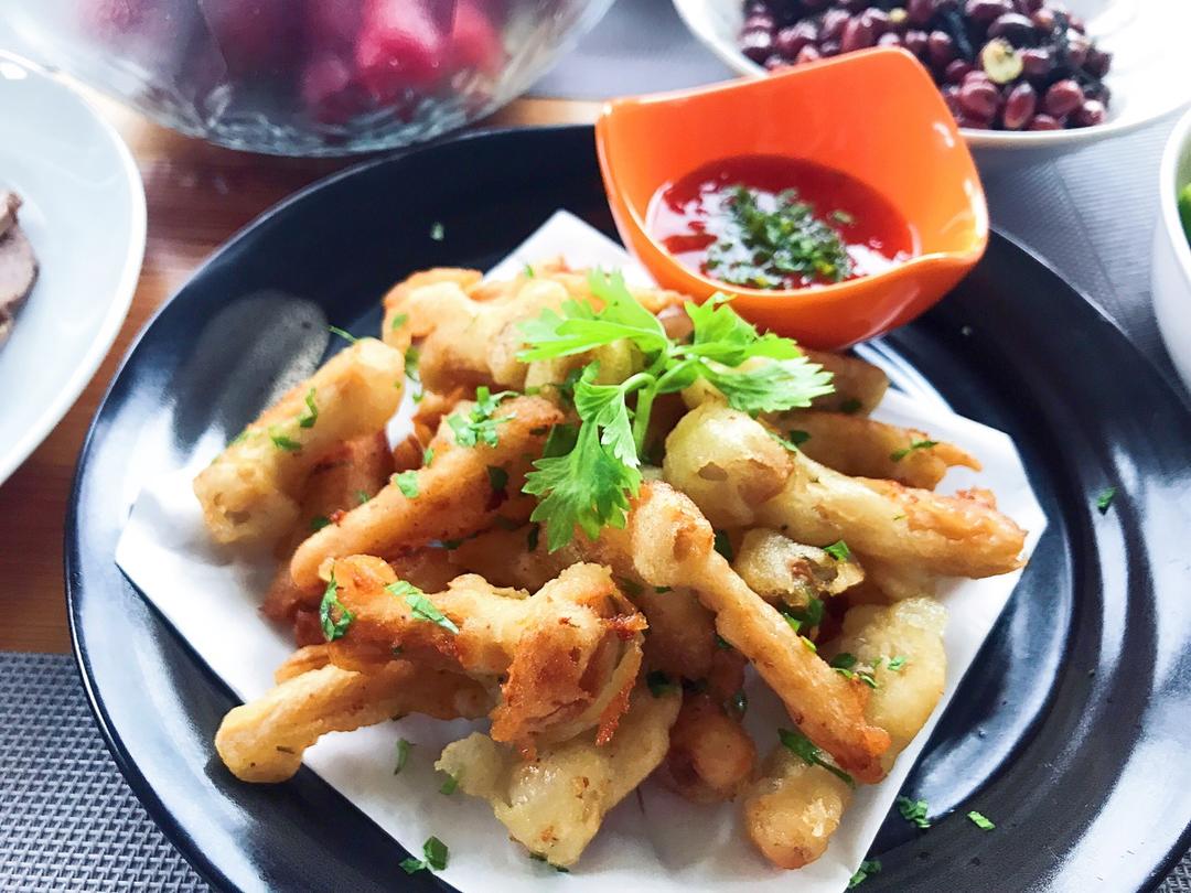 脆炸海鲜菇（小吃）
