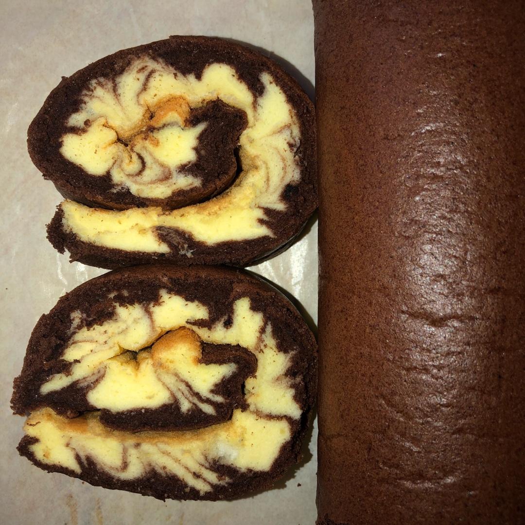 可可旋风蛋糕卷（视频）