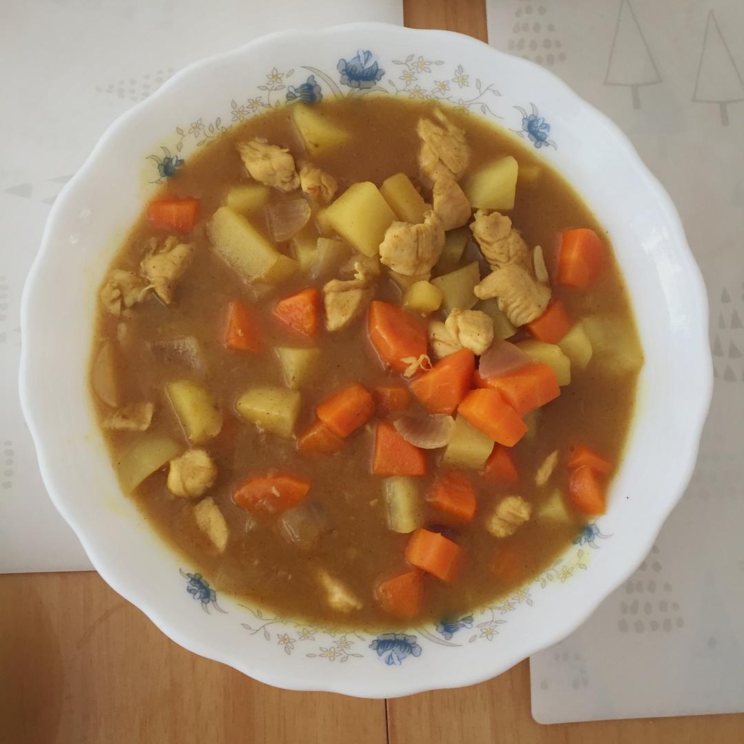 咖喱土豆鸡块