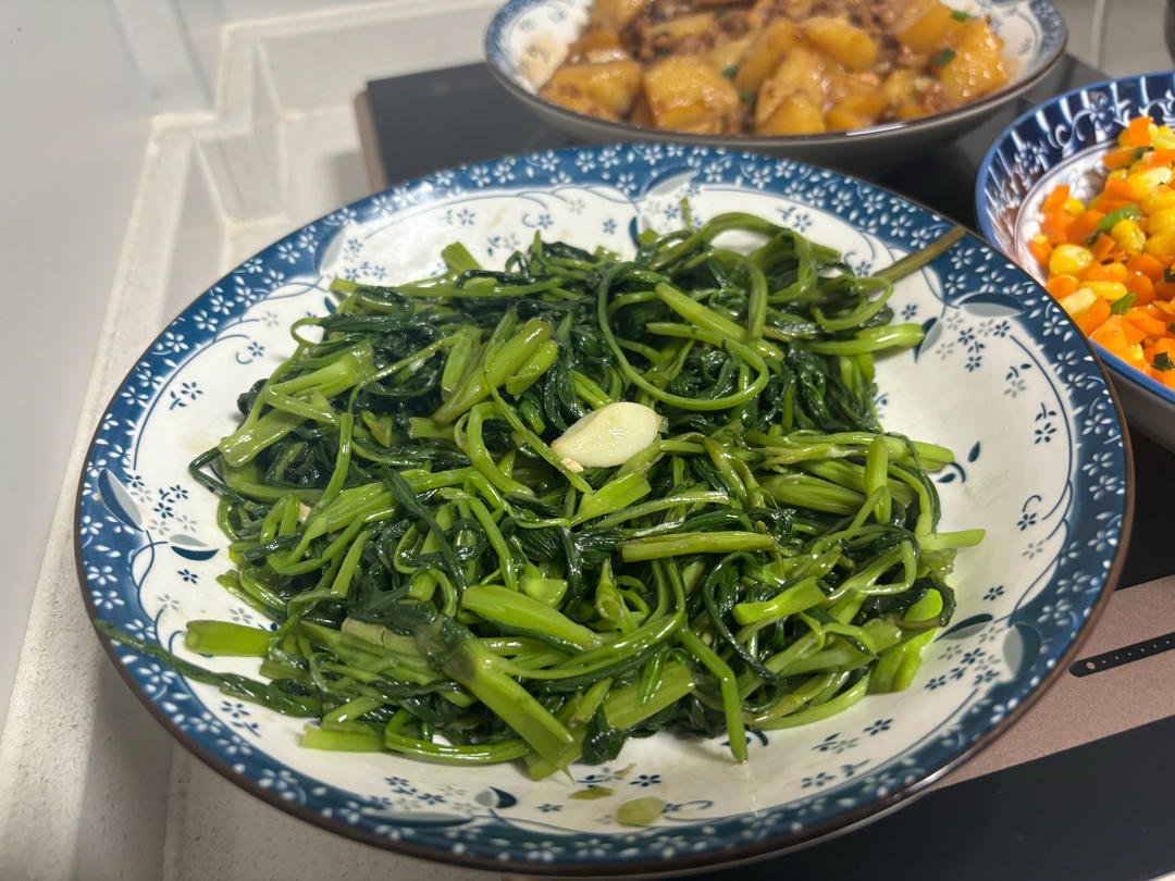 腐乳空心菜，好吃还减肥