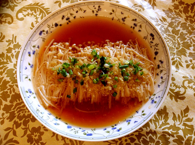 蒜蓉蒸金针菇