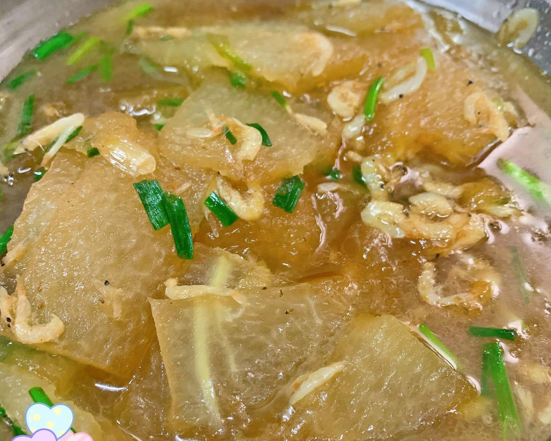 冬瓜炖虾米(虾仁)