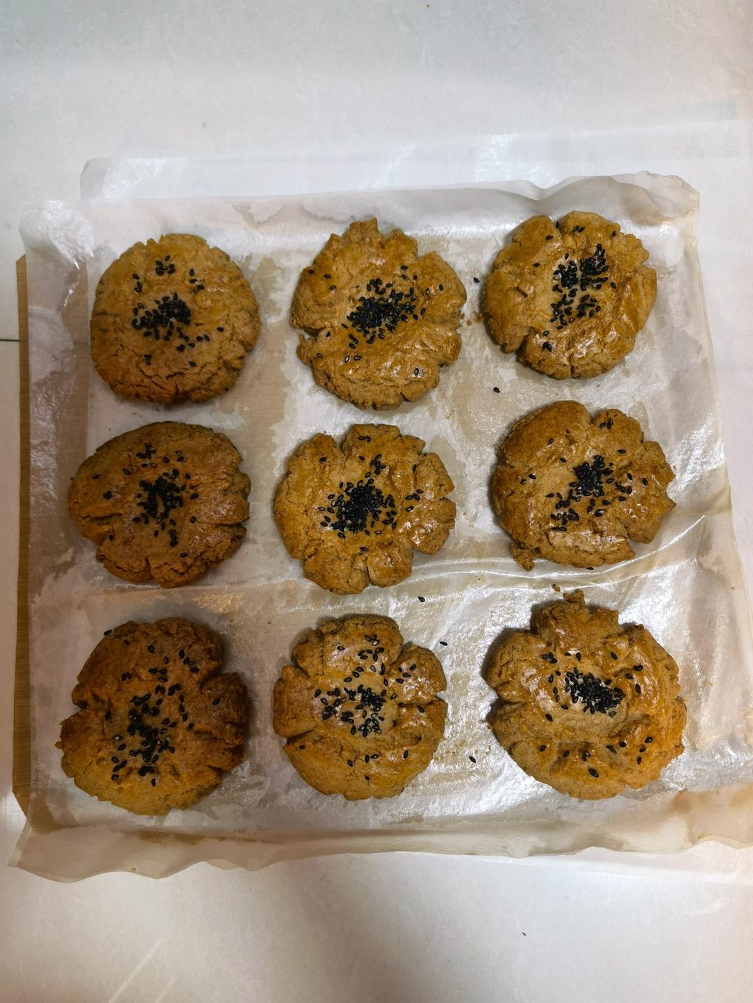 玉米油桃酥
