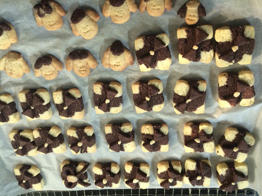 双色曲奇——给你礼物