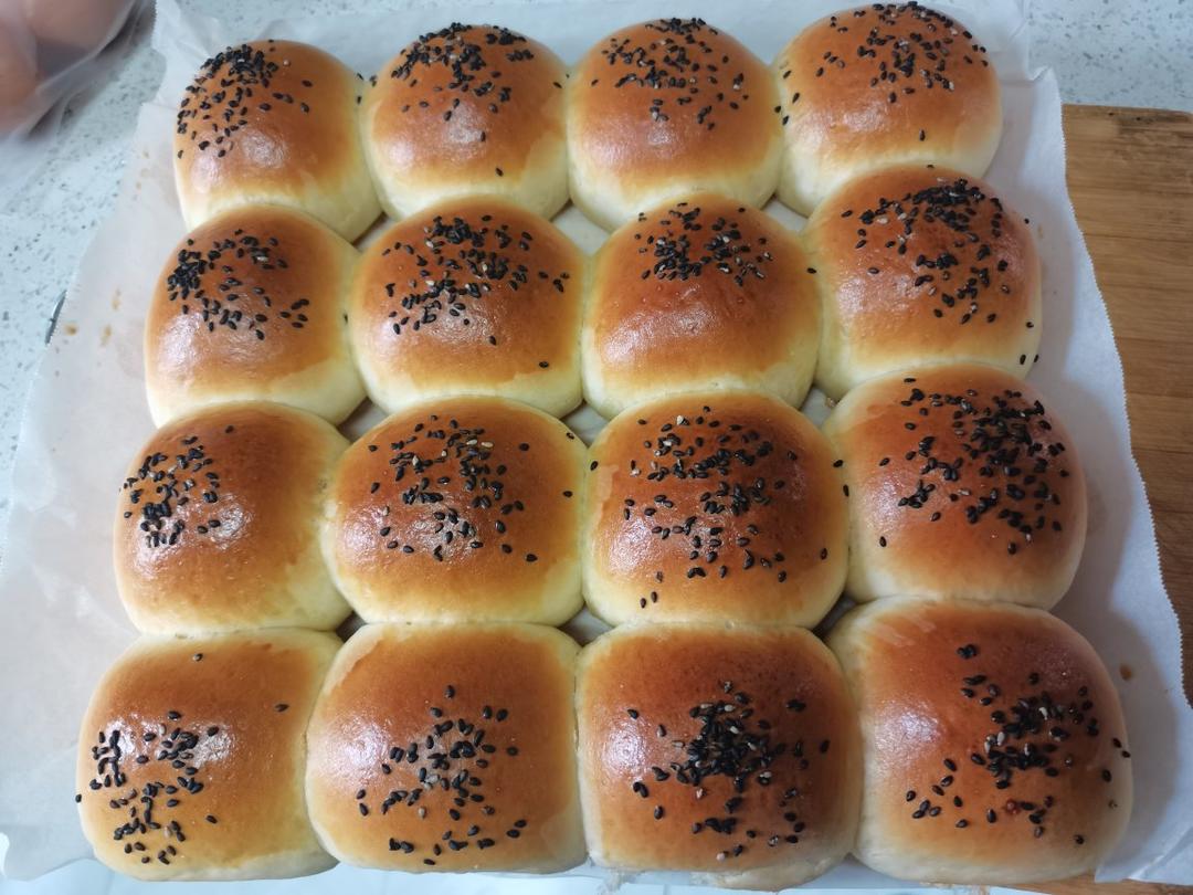 奶黄小餐包-一次发酵超好吃（附快手奶黄馅制作方法）