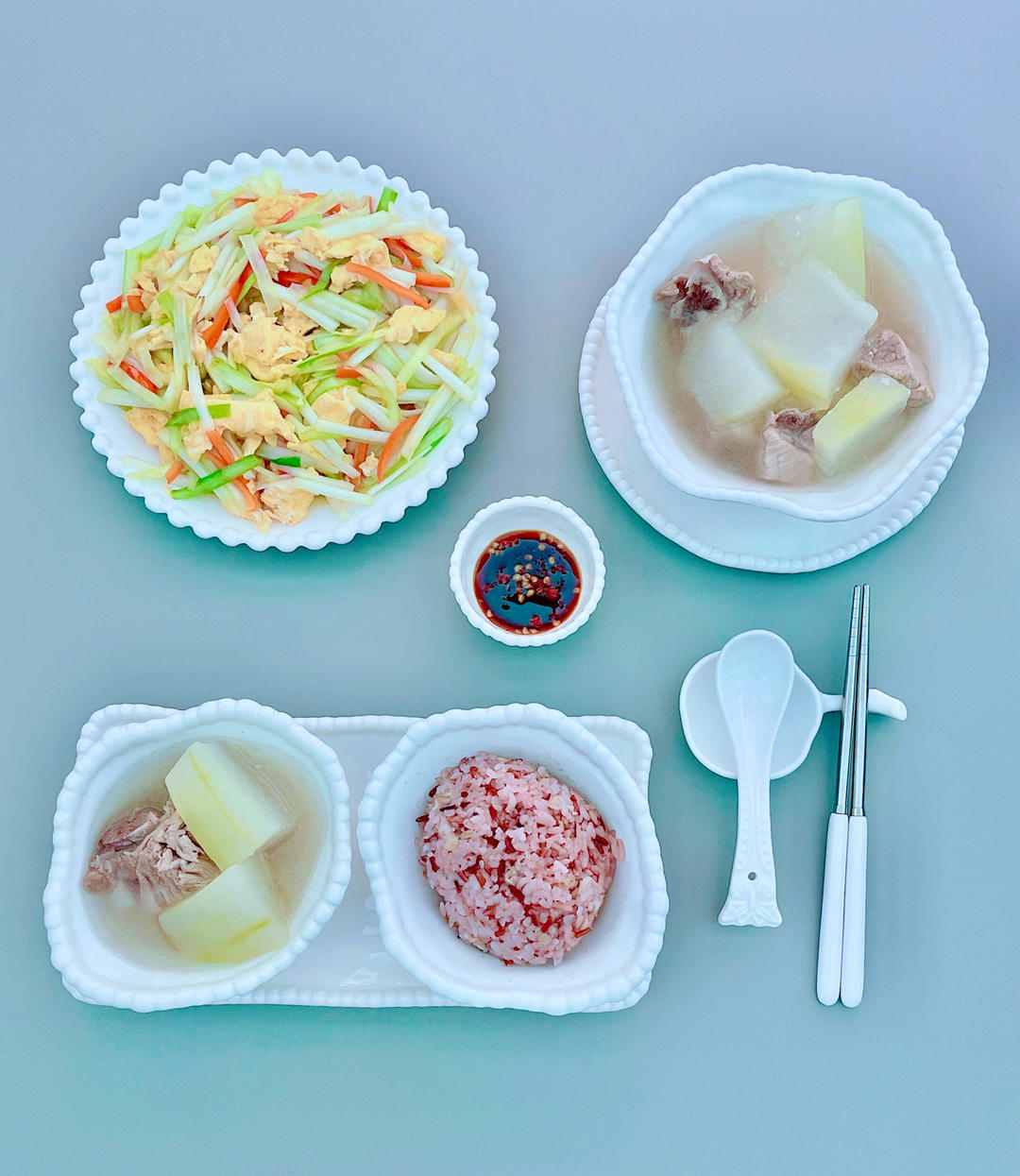 冬瓜排骨汤，夏天的味道