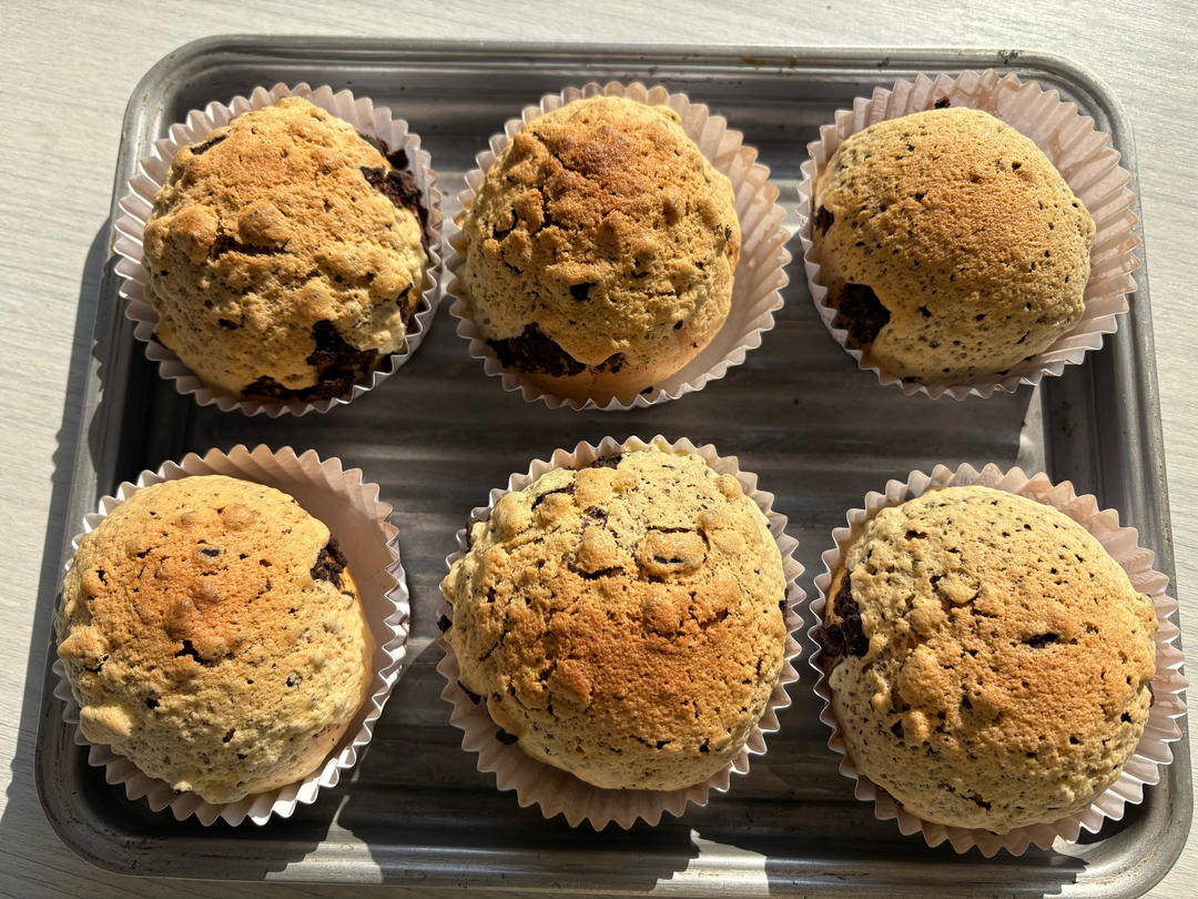 奥利奥脆皮面包🌟外脆里软 真滴好看又好吃！