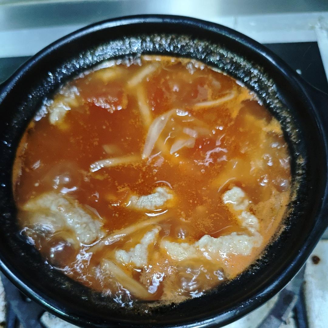 🍅开胃的番茄滑肉片汤