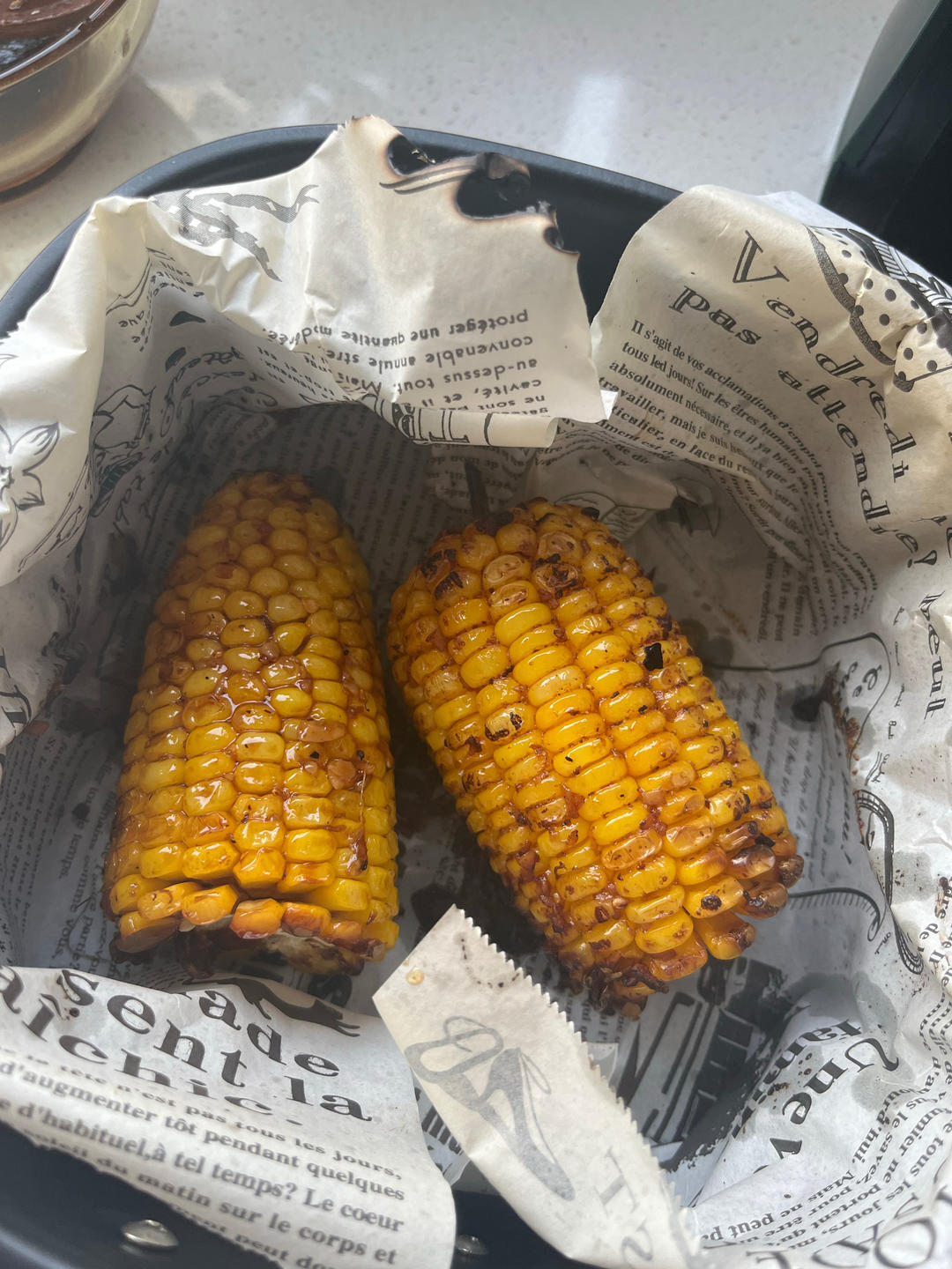 家庭烤箱烤玉米