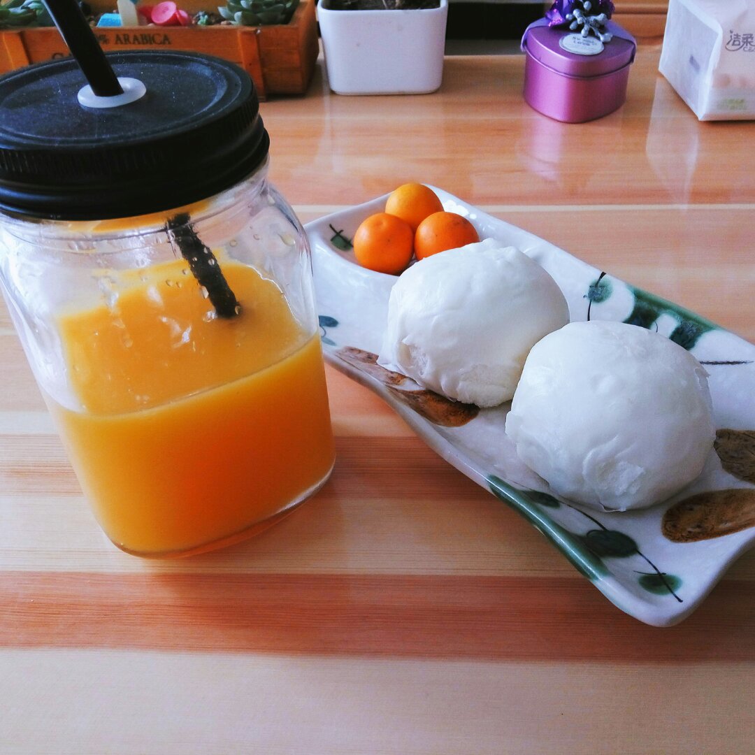 自制无油奶黄包