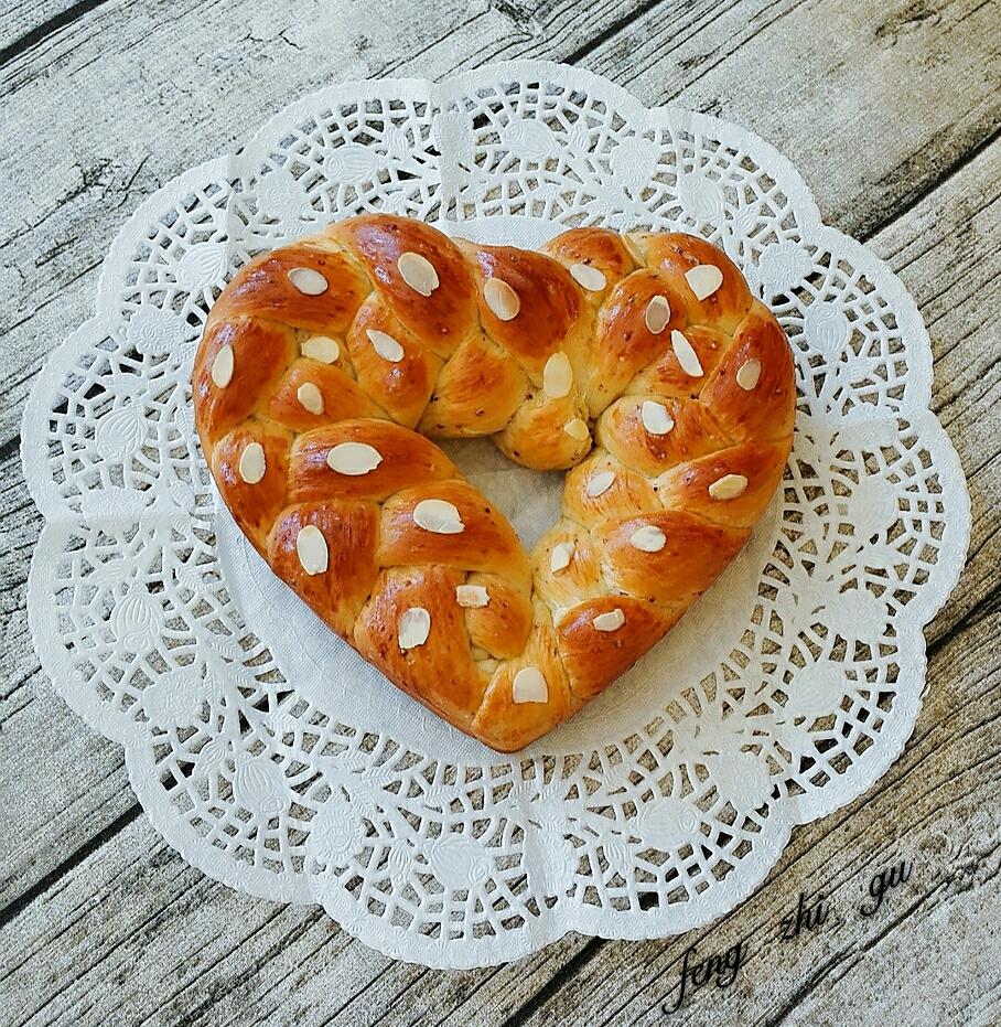 藜麦花环辫子面包的做法