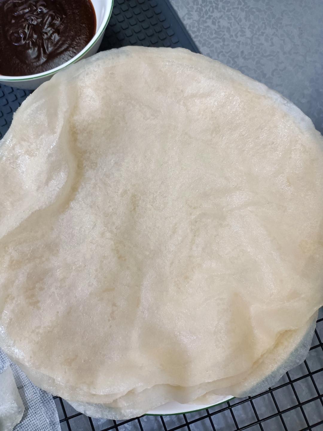 最简单形状最好的春卷皮/烤鸭饼皮
