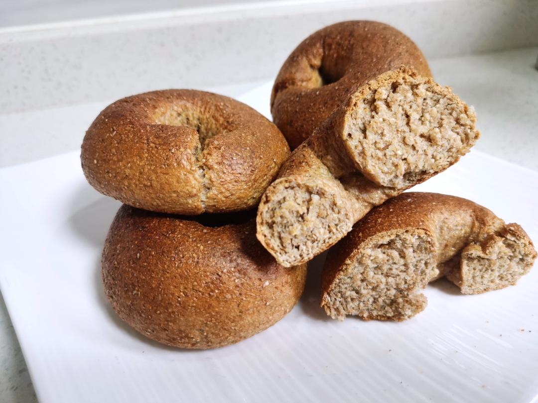 100%全麦贝果 基础纯全麦贝果