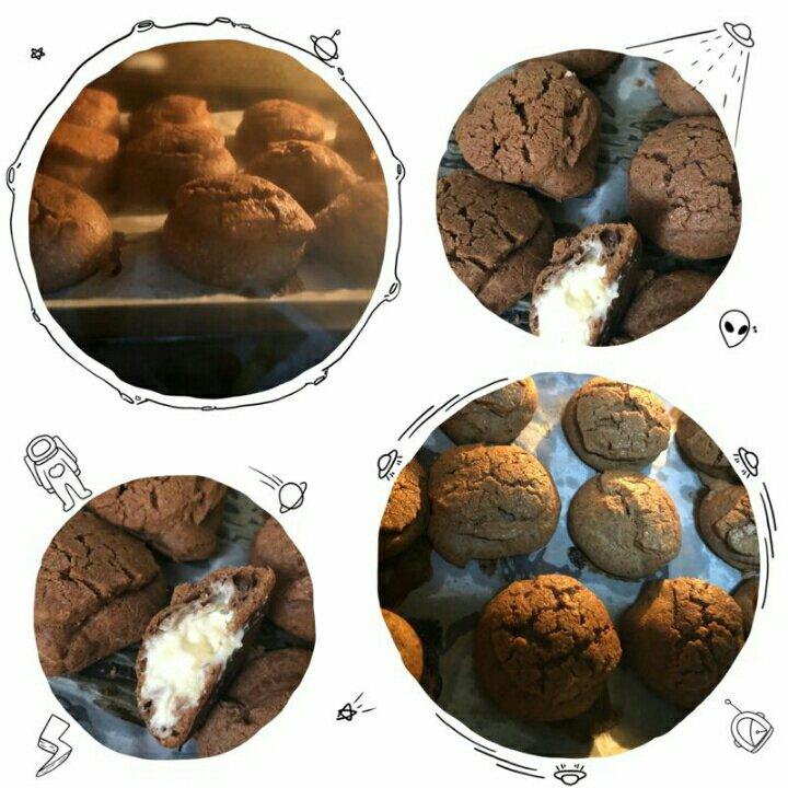 巧克力酥皮泡芙