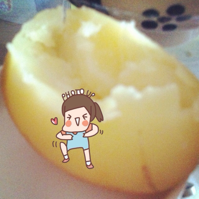 苦逼宿舍早餐：蒸土豆片