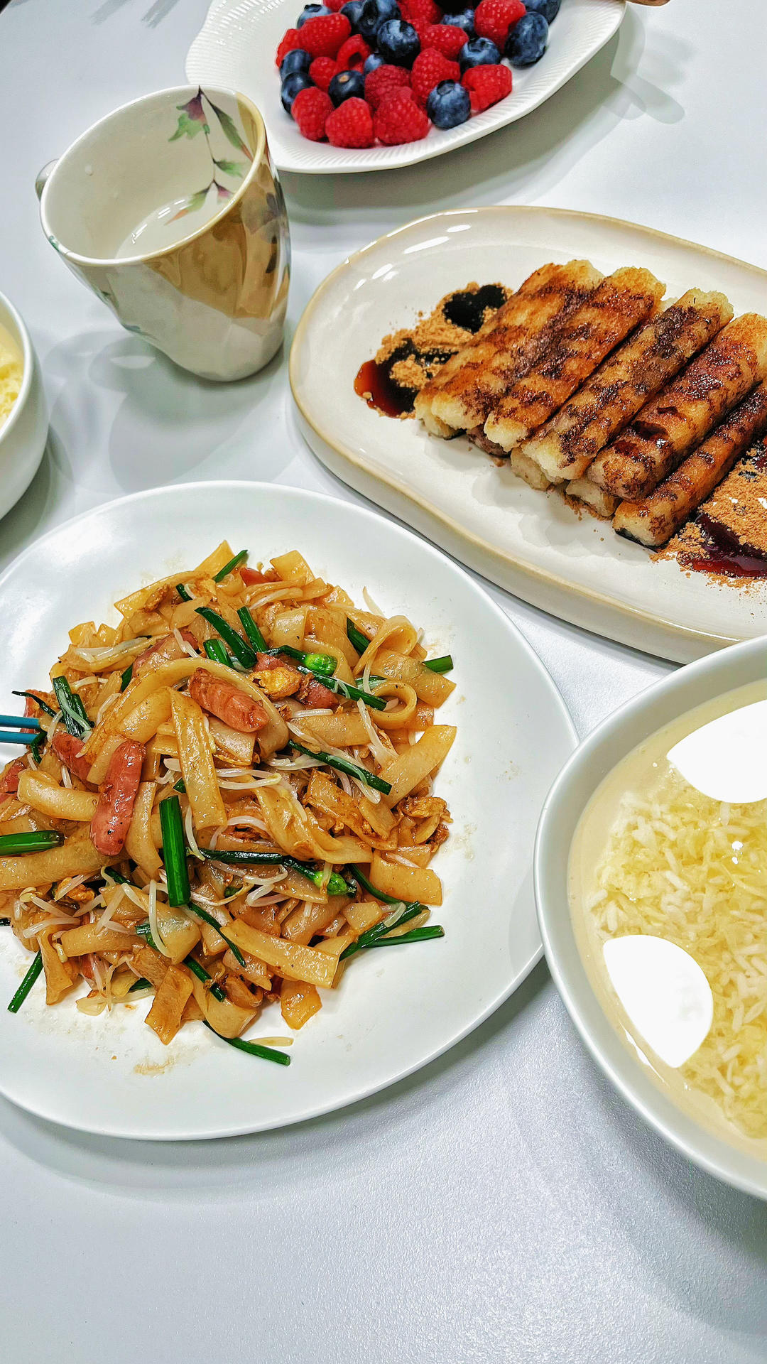 路边摊的炒河粉