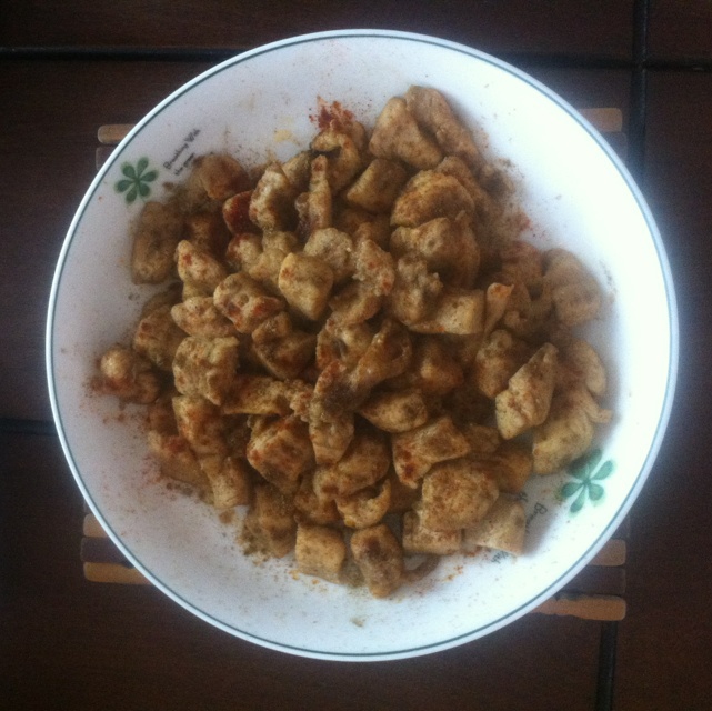 孜然鸡肉粒