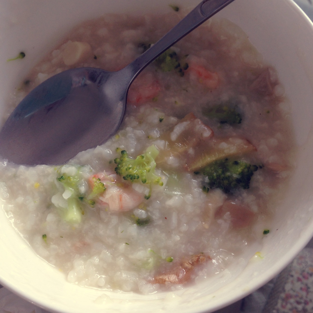 鲜虾砂锅粥