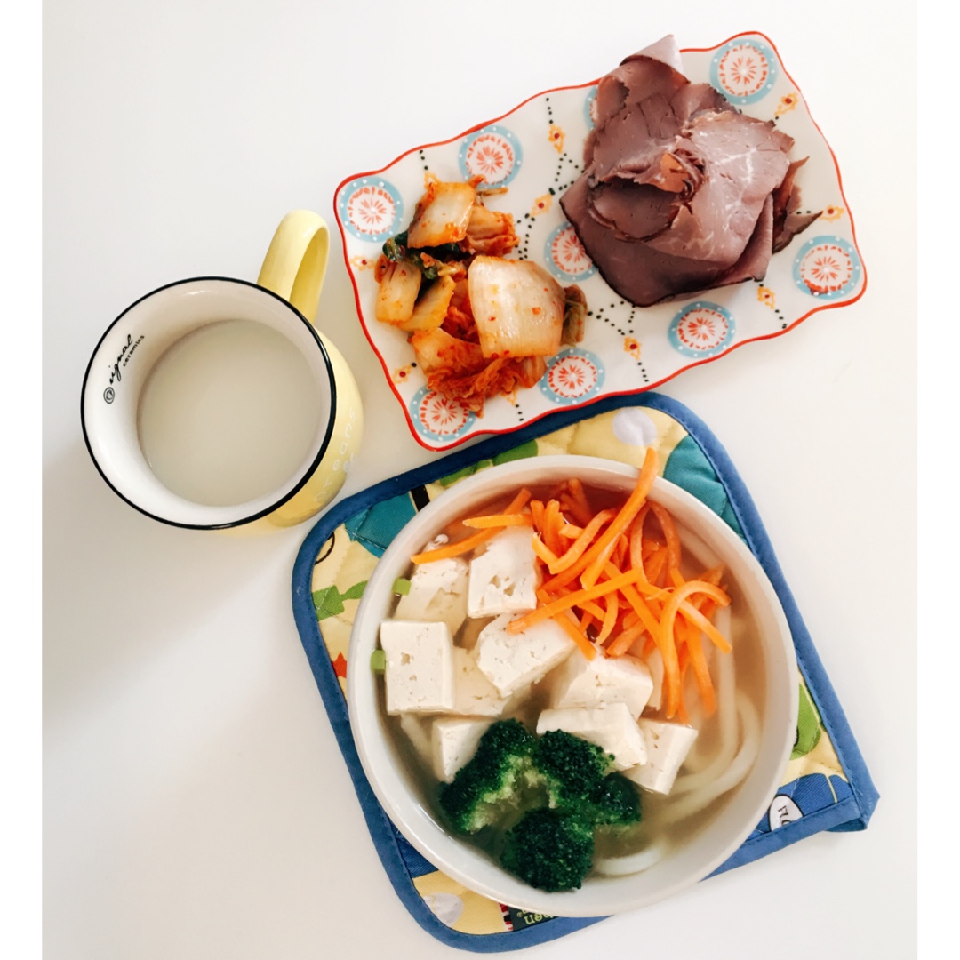 泡菜豆腐乌冬面