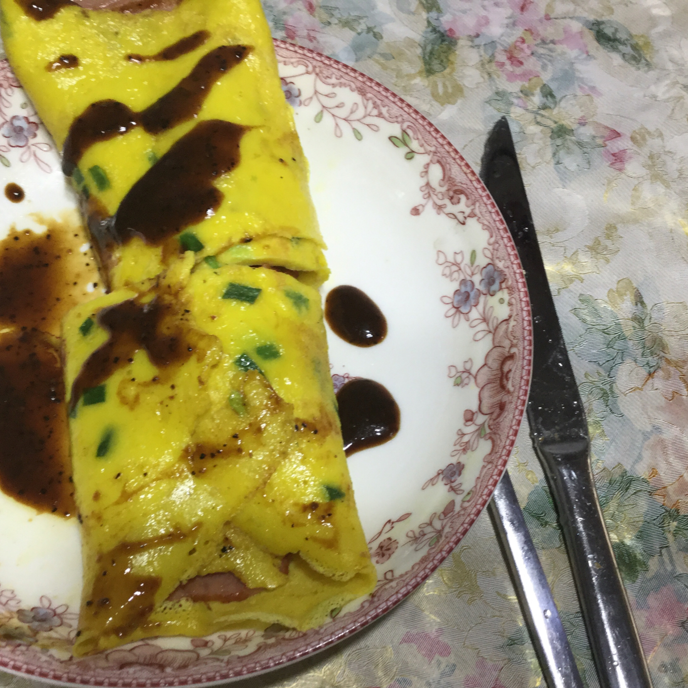 葱花鸡蛋饼