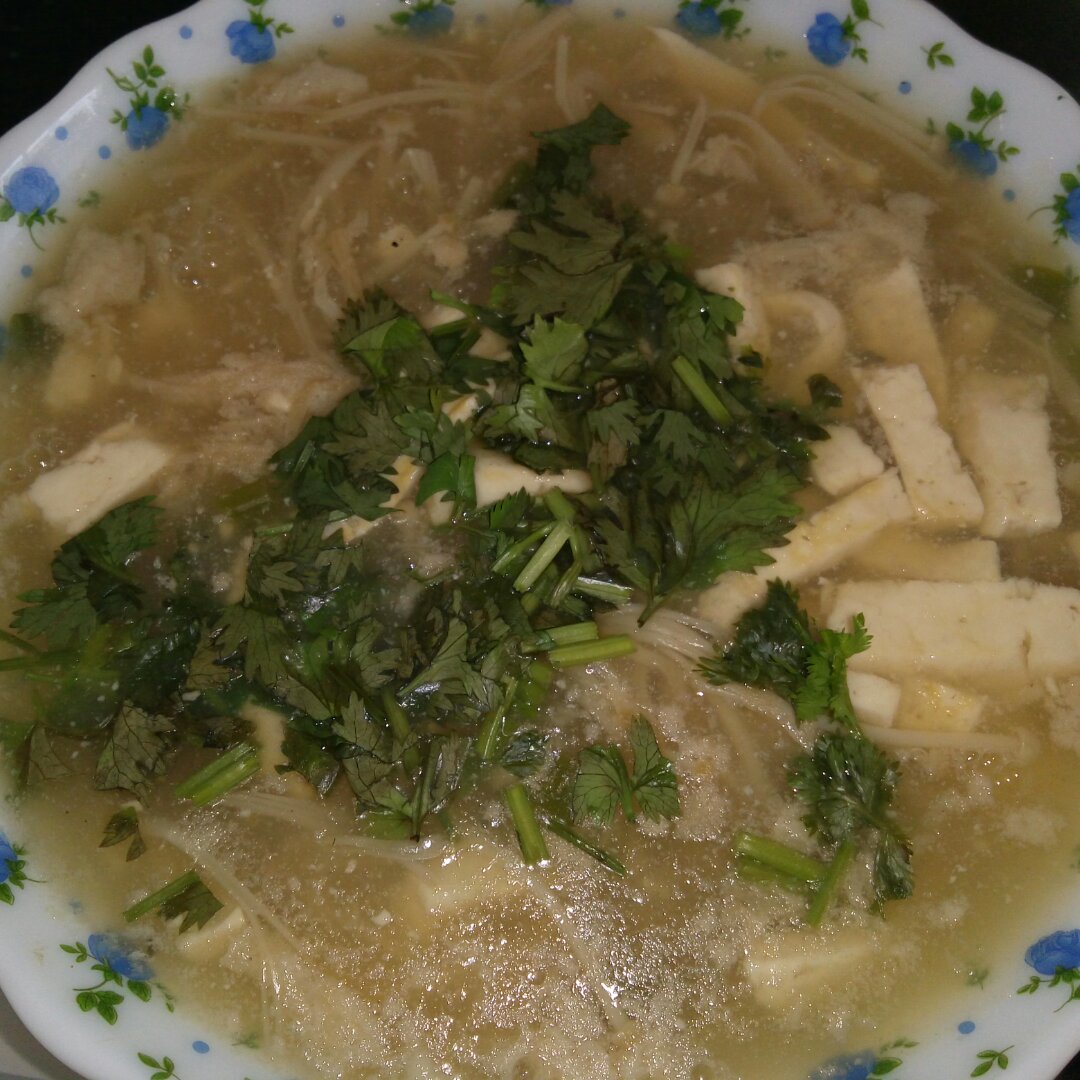 金针菇豆腐羹