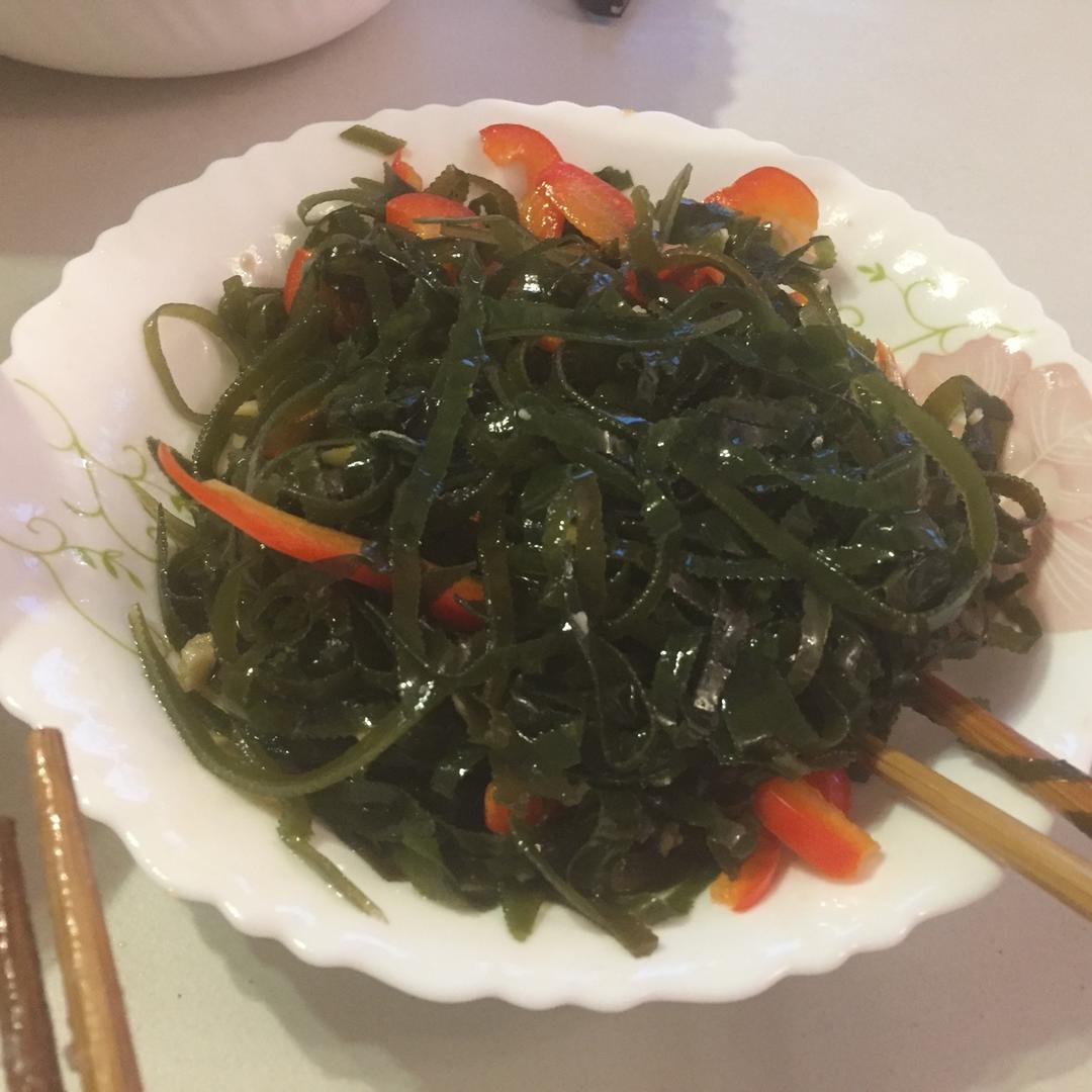 凉拌海带丝（干海带做法）