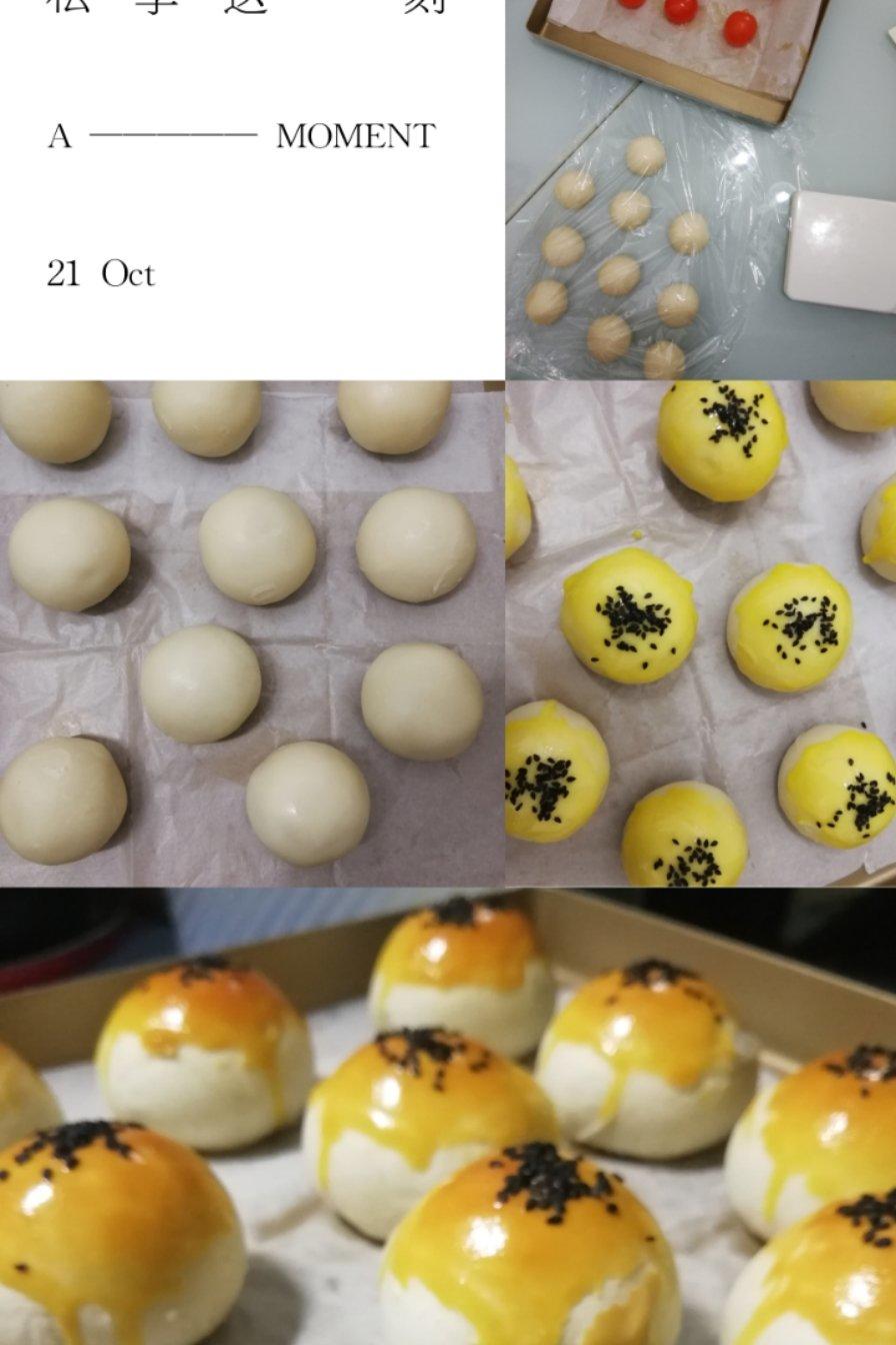 蛋黄酥，手工蛋黄酥