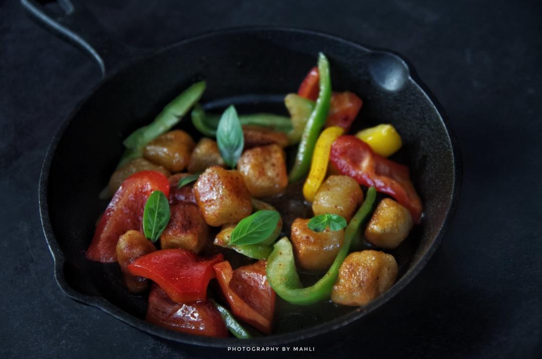 花菜芋圆（gluten free cauliflower gnocchi）