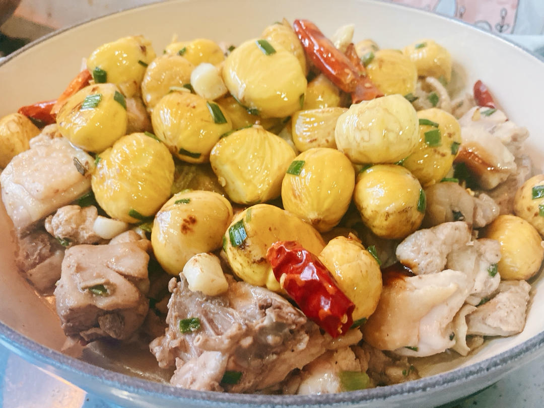 北鼎焖焗锅食谱｜栗子焖鸡