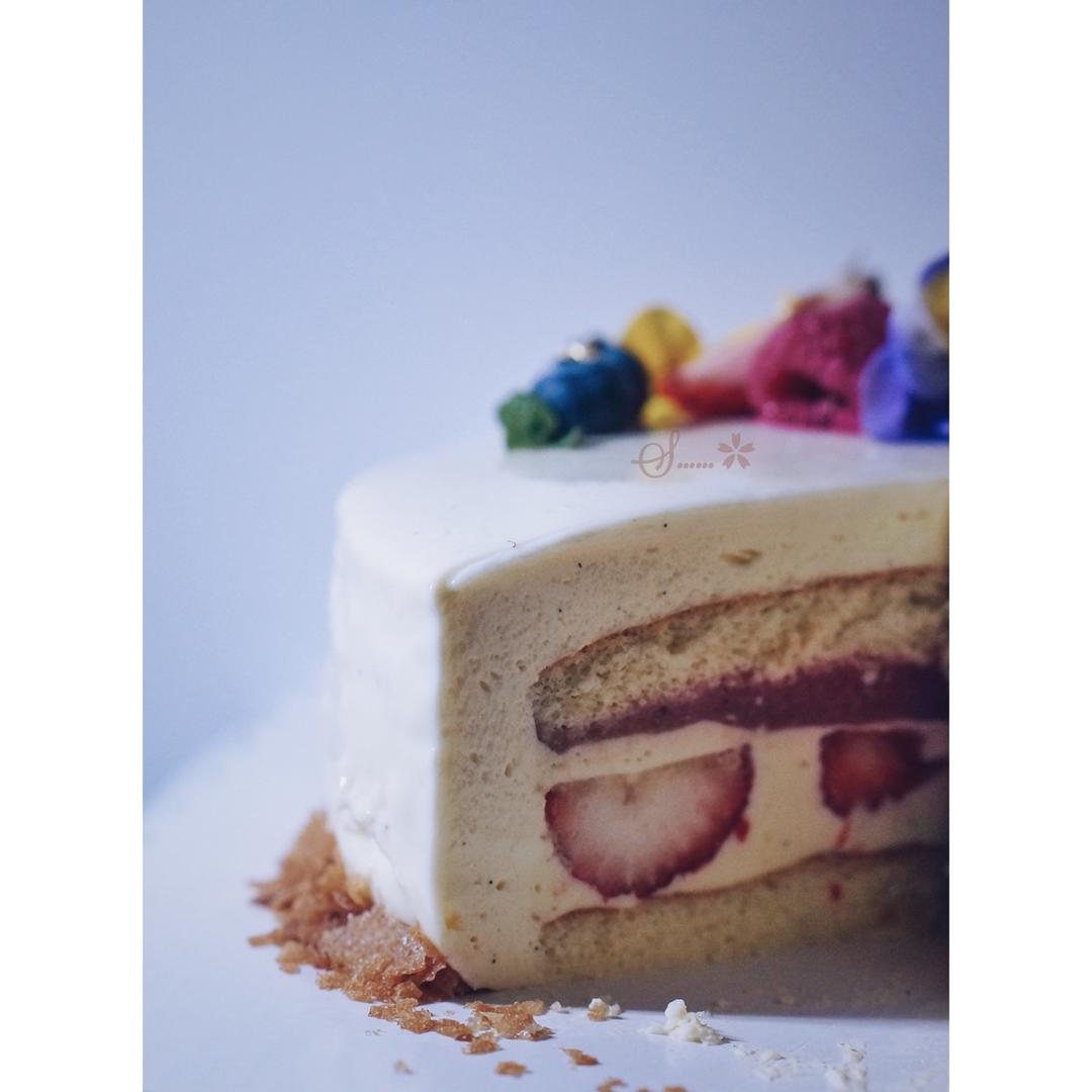 草莓慕斯蛋糕（视频菜谱）