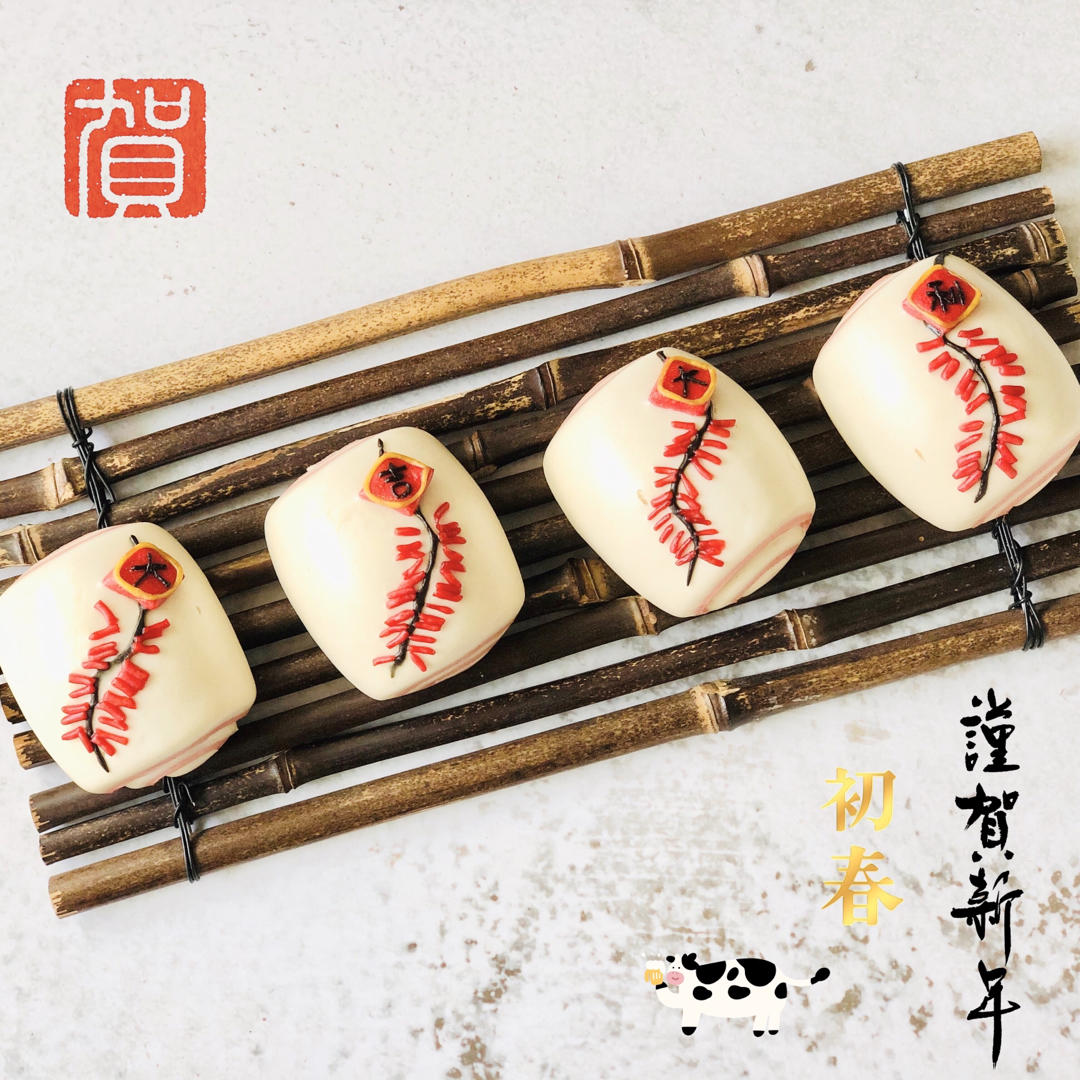 新年炮竹馒头