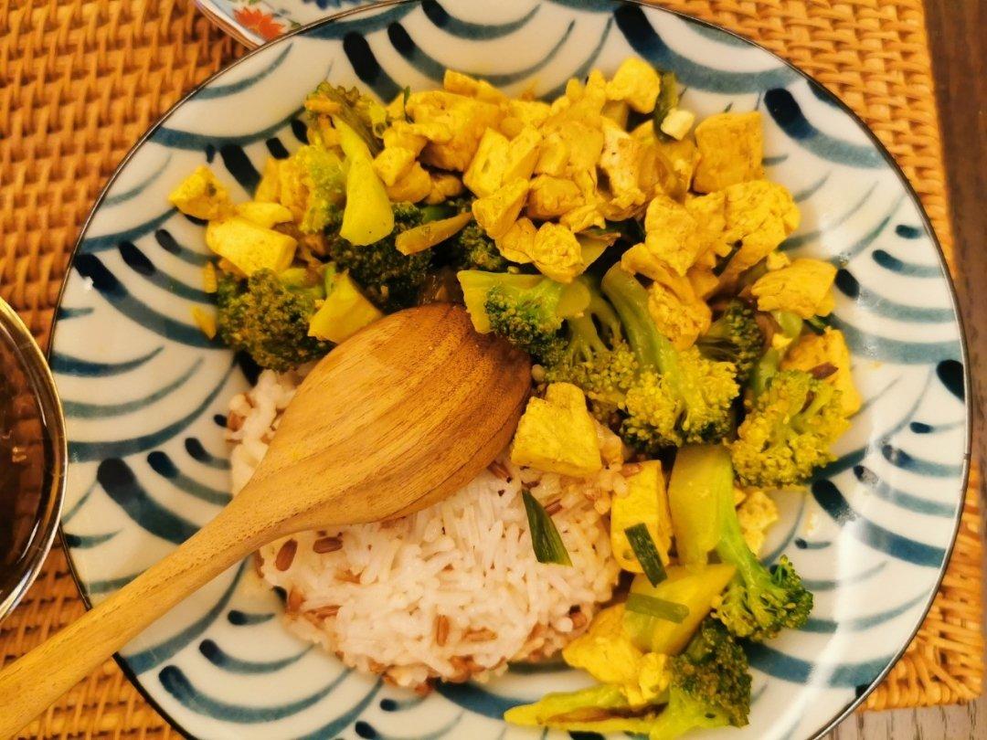 豆腐咖喱饭
