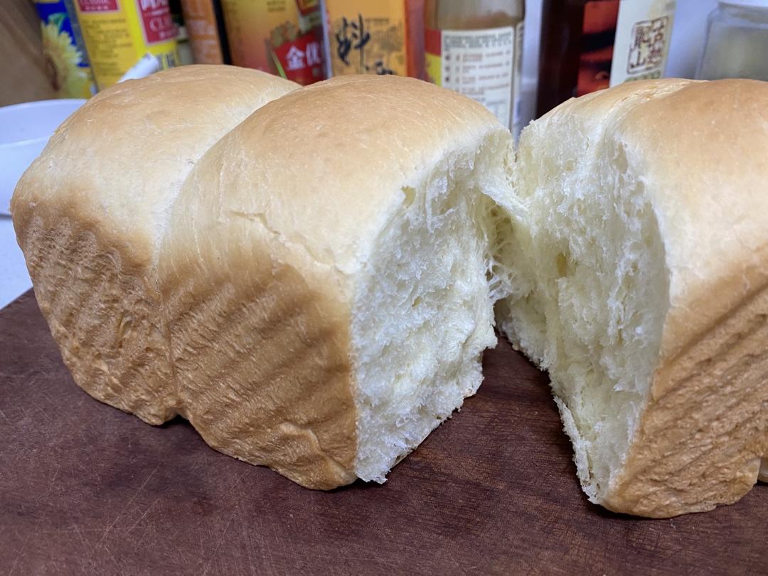 夺命软吐司(๑´ڡ`๑)超软拉丝极速方便的一次发酵吐司