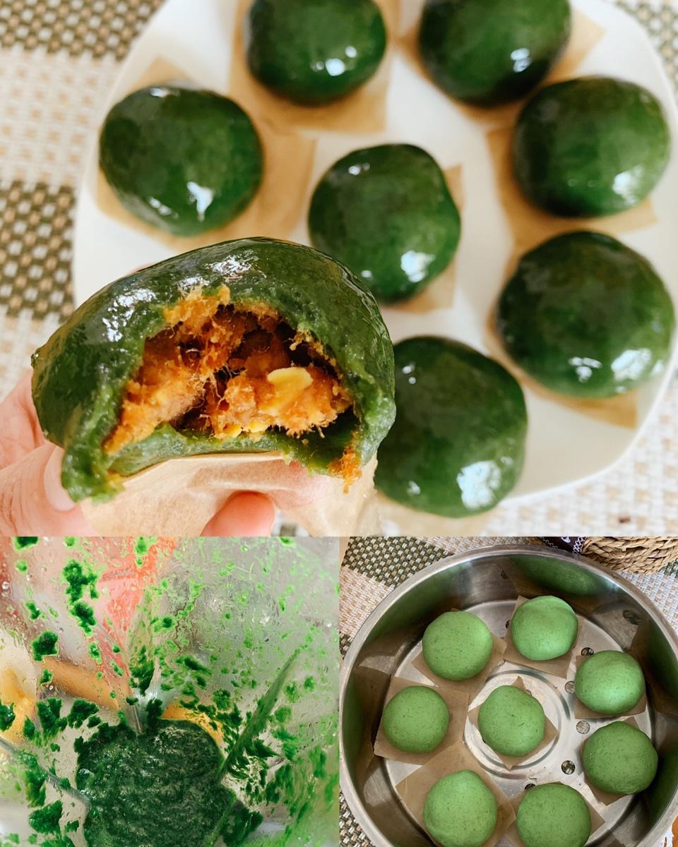 青团 | 咸蛋黄肉松馅