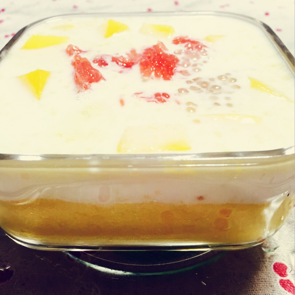 不输甜品店的杨枝甘露