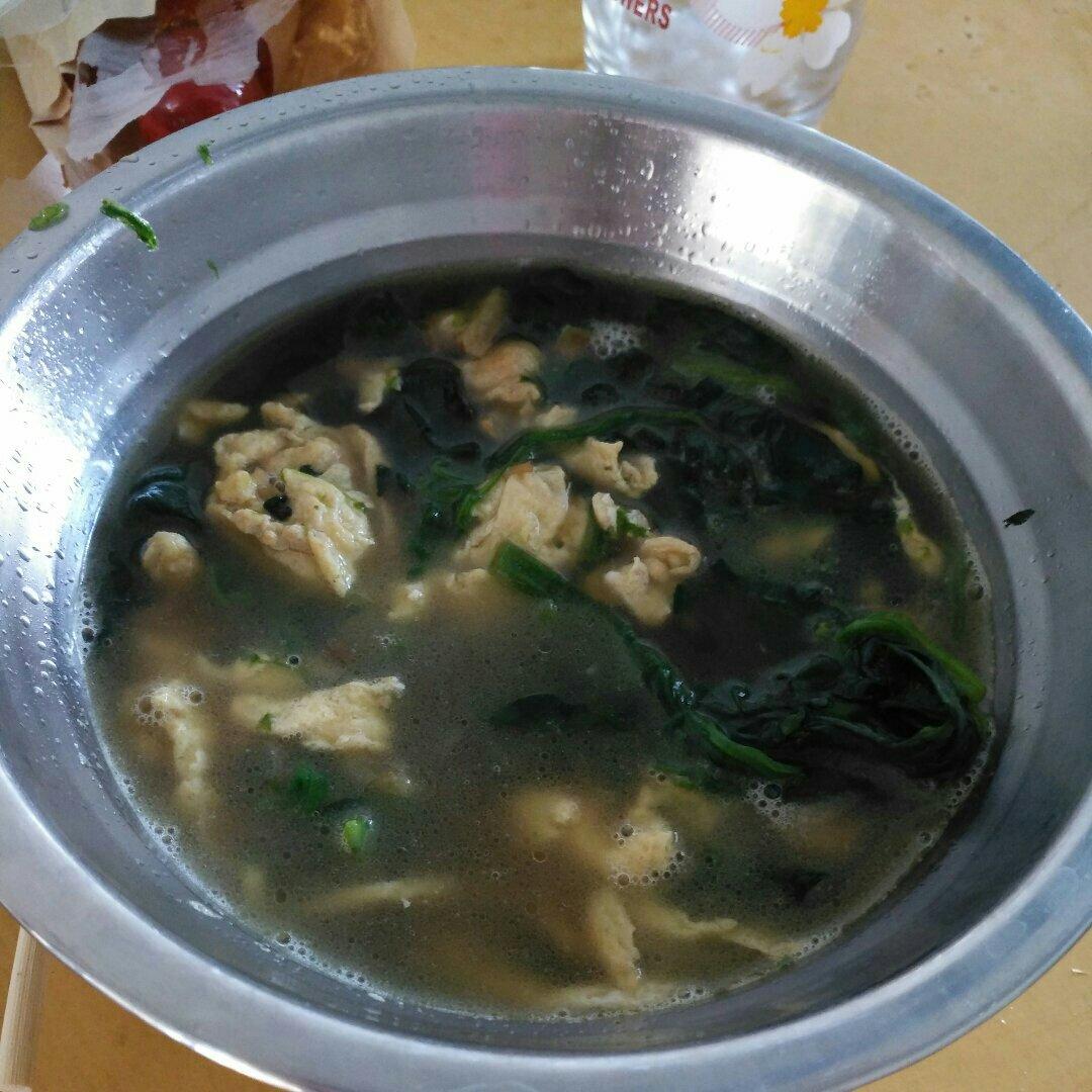 菠菜炒鸡蛋