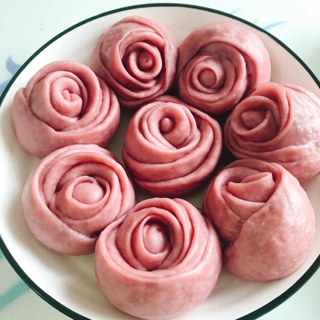 玫瑰花馒头