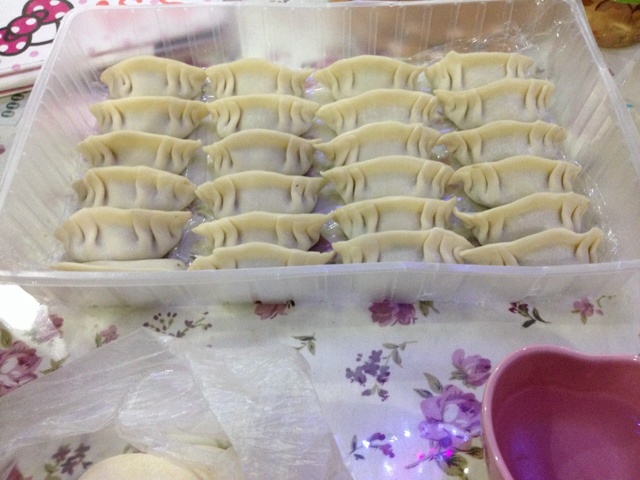 芹菜猪肉大馅饺子