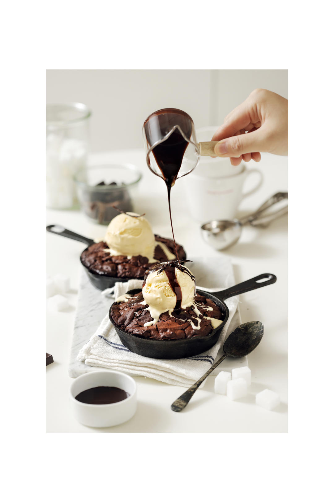 冰淇淋脆皮布朗尼