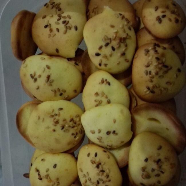 老少皆宜的蛋黄饼干