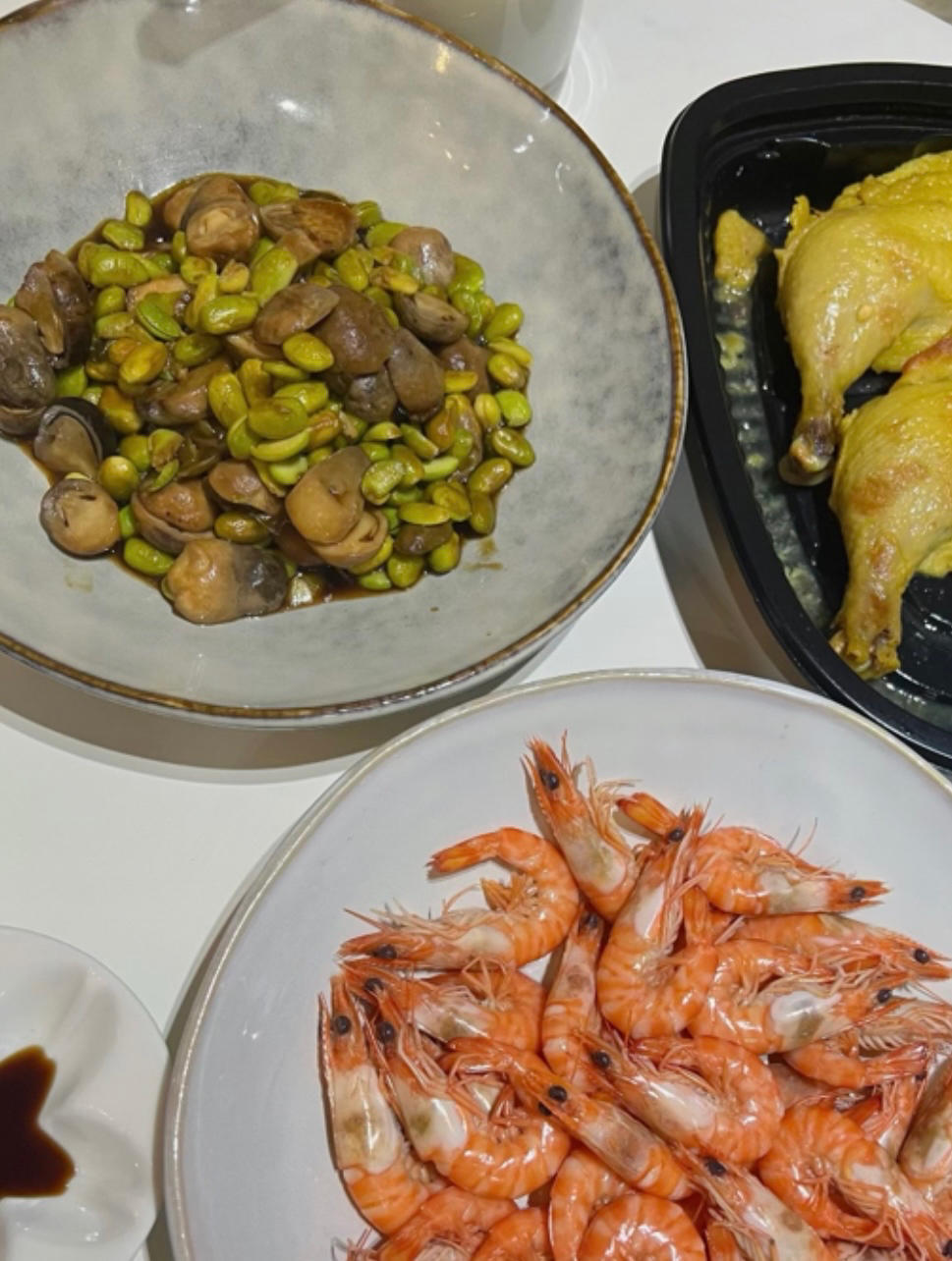 美味家常菜之草菇毛豆