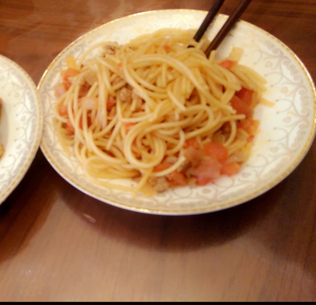 番茄肉酱意大利面