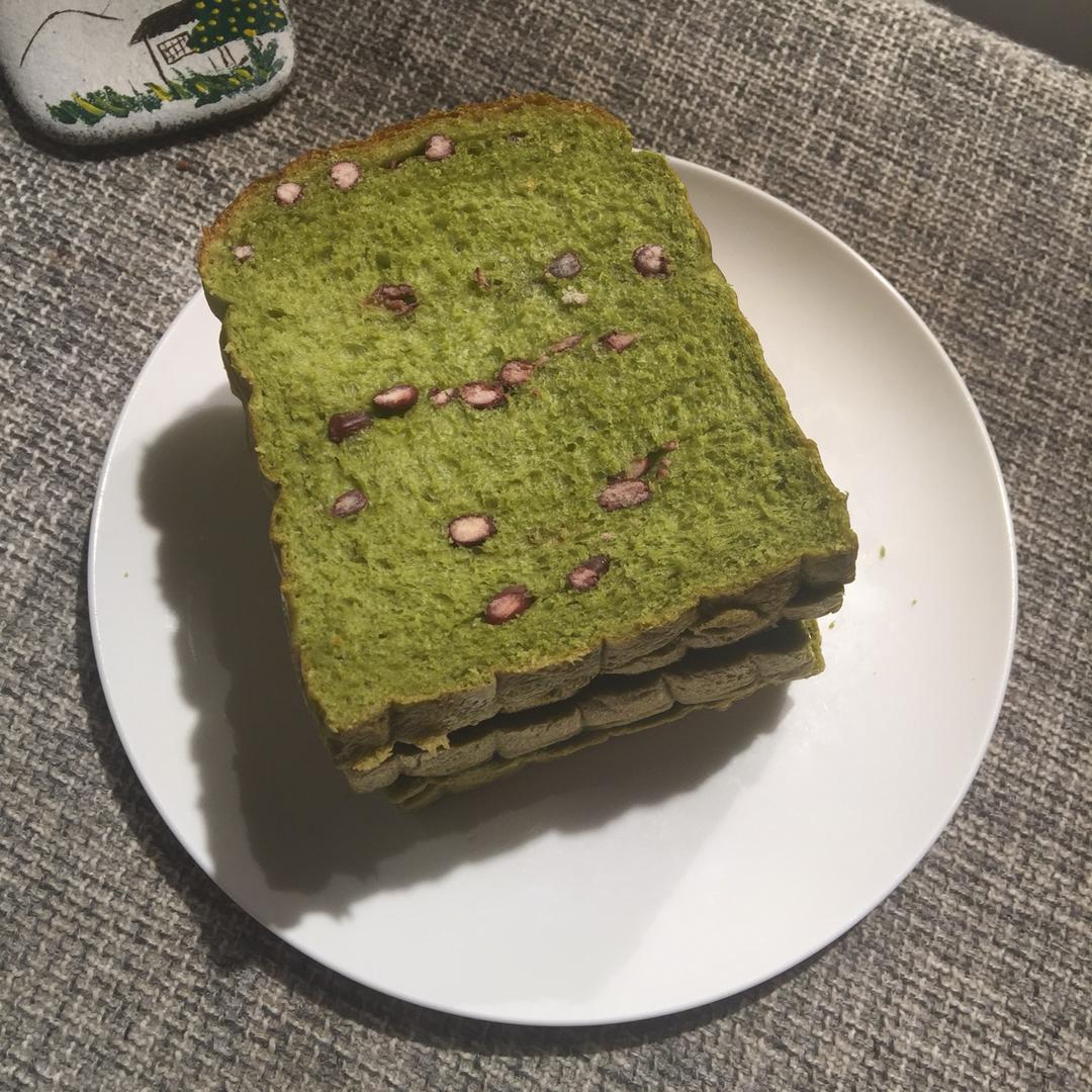 抹茶红豆吐司（详述手揉方法)