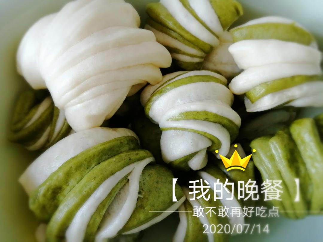 造型漂亮做法超简单的，花卷馒头