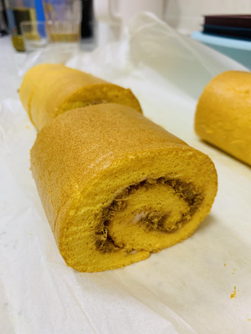 怎么卷都不裂的肉松蛋糕卷
