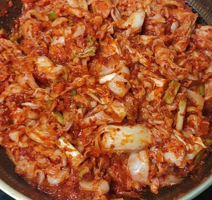 全老师家的辣白菜（韩国的一种家庭做法）