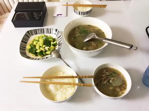 羊肉片白菜汤（冬瓜羊肉汤）的做法 步骤5