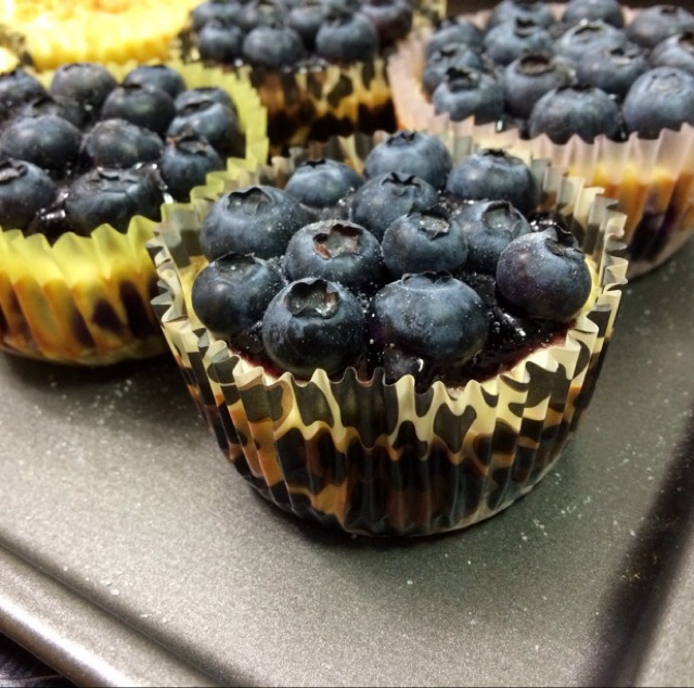 蓝莓芝士塔