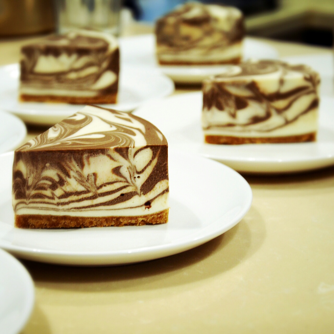 monicafolsom做的摩卡大理石冻芝士蛋糕