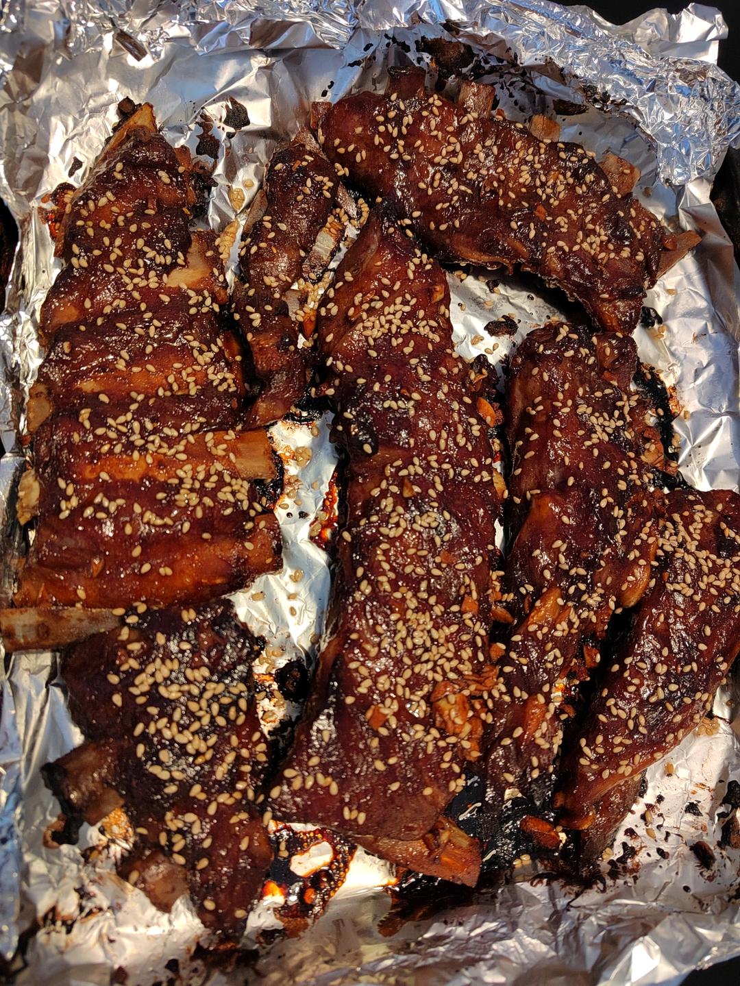 美式烤猪肋排（家庭烤箱版）